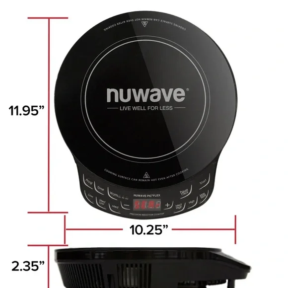 Nuwave PIC Flex Induction Cooktop Black New In Box 30501WR Precision - Picture 8 of 12